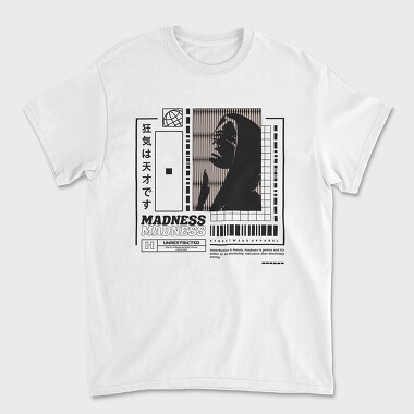 Unisex Men's T-Shirt, Madness 1