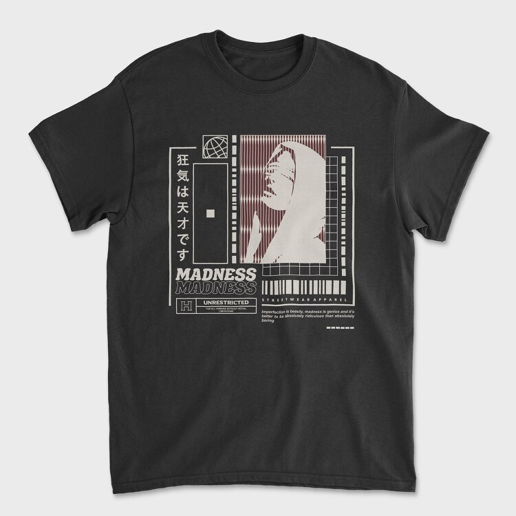 Madness 2, Unisex Men's T-Shirt