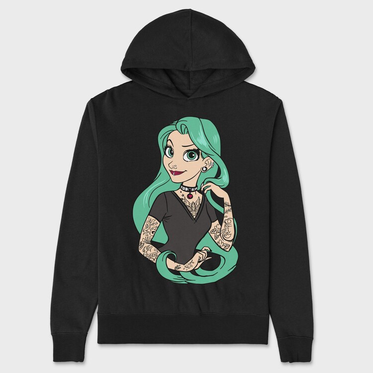 Princess Rockstar 4, Unisex Men's Hoodie