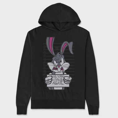 Prisoner Bugs Bunny, Unisex Men's Hoodie