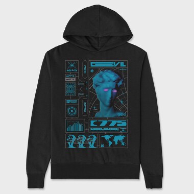 Electric Evil 1, Unisex Men's Hoodie