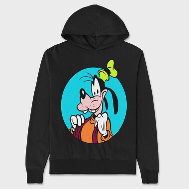 Cartoon Retro Goofy 6, Unisex Men's Hoodie