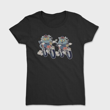 Bike Cat, Women's T-Shirt