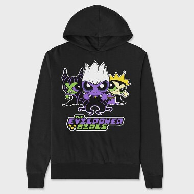 The Powerpuff Girls Malefica Ursula, Unisex Men's Hoodie