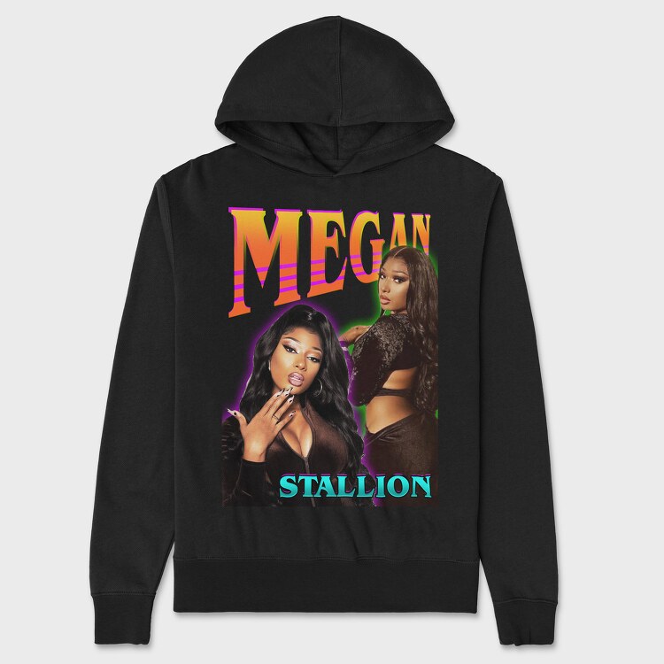 Megan Stallion, Unisex Men's Hoodie