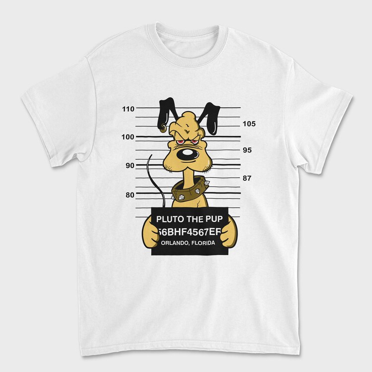 Prisoner Pluto the Pup, Unisex Men's T-Shirt