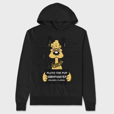 Prisoner Pluto the Pup, Unisex Men's Hoodie
