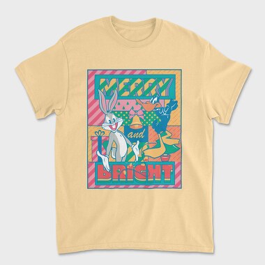 Merry and Bright, Unisex Men's T-Shirt