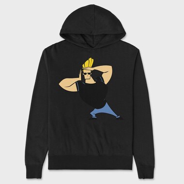 Cartoon Retro Johny Bravo 2, Унисекс Мъжко Суичър