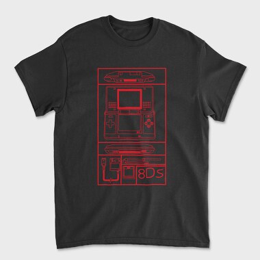 Retro Gaming 8 Bit, Unisex Men's T-Shirt