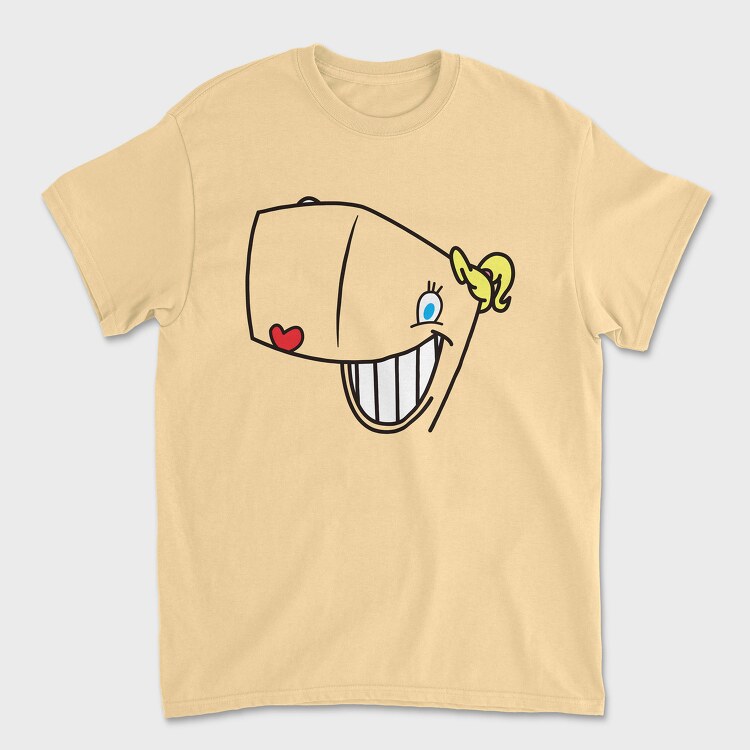 SpongeBob Faces 7, Unisex Men's T-Shirt