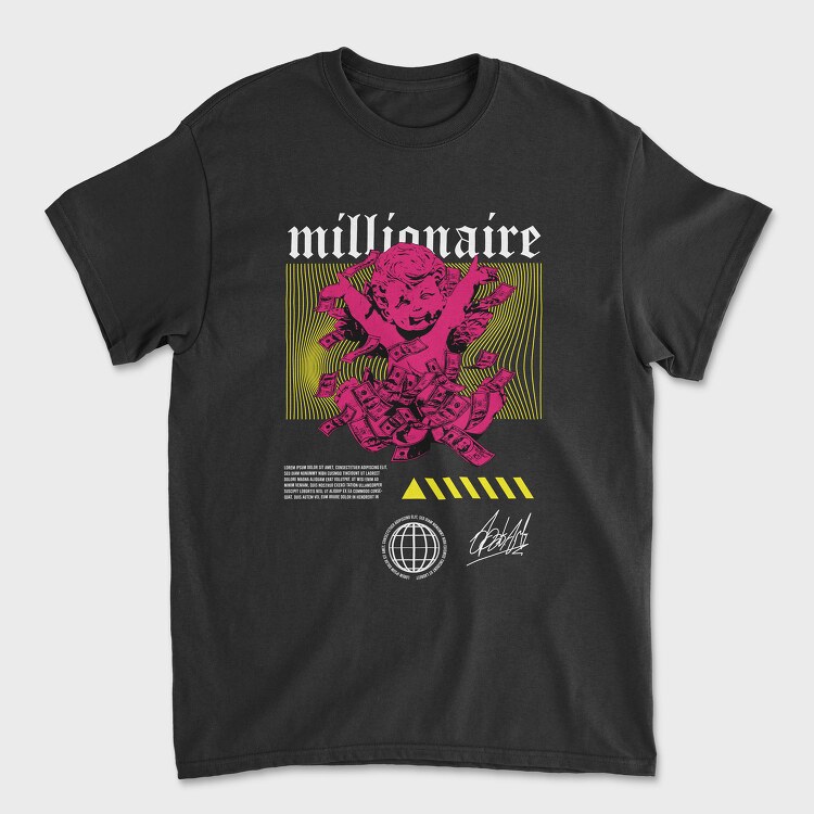 Millionaire 2, Унисекс Мъжка Тениска