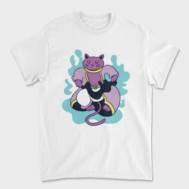 Magician Cat, Unisex Men's T-Shirt