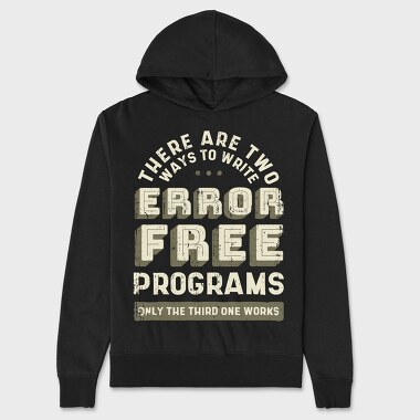 Programmer Error, Unisex Men's Hoodie