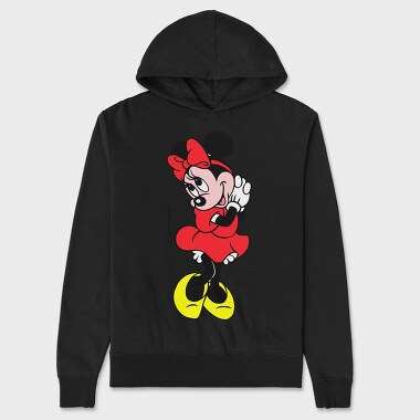 Cartoon Retro Minnie 1, Unisex Men's Hoodie