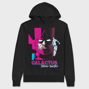 galactus silver surfer, Unisex Men's Hoodie