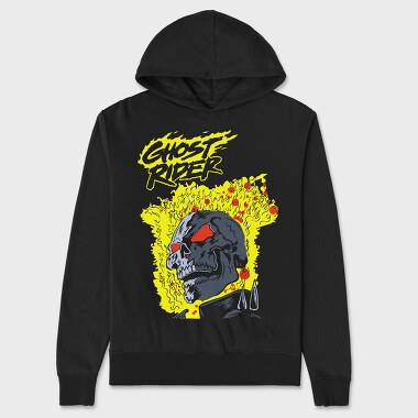 Ghost Rider 1, Unisex Men's Hoodie