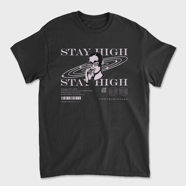 Stay High 2, Unisex Men's T-Shirt