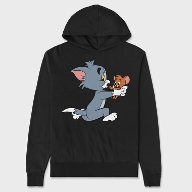 Unisex Men's Hoodie, Tom and Jerry 19