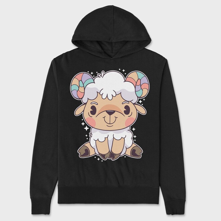 Cute Aries, Унисекс Мъжко Суичър