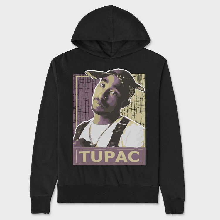 Tupac 2, Unisex Men's Hoodie