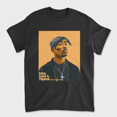 Tupac 3, Unisex Men's T-Shirt