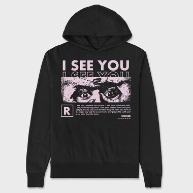 I See You 2, Unisex Men's Hoodie