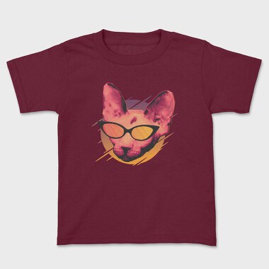 Cat Glasses, Kids' T-Shirt