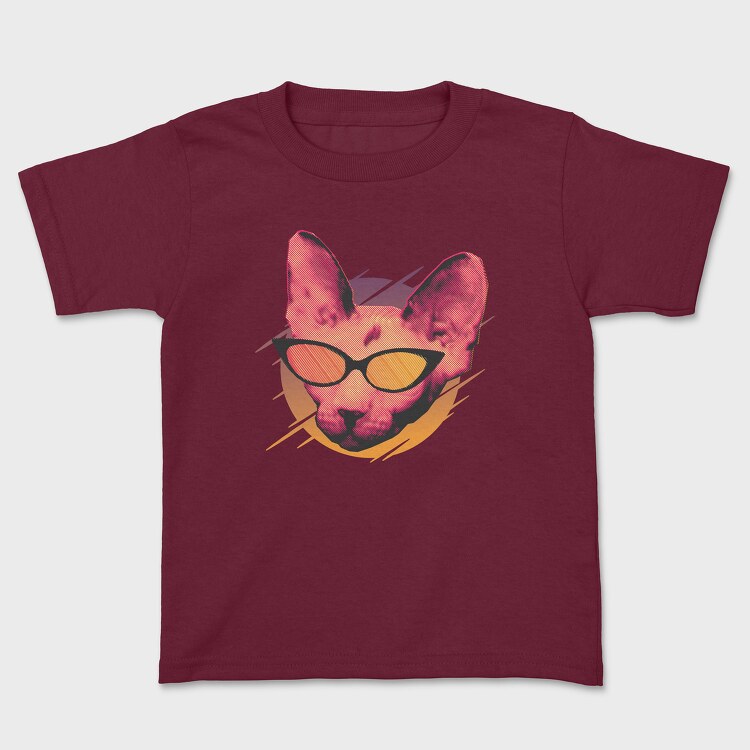 Cat Glasses, Kids' T-Shirt