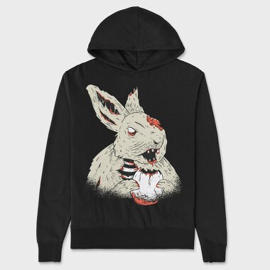 Horror Bunny, Unisex Men's Hoodie