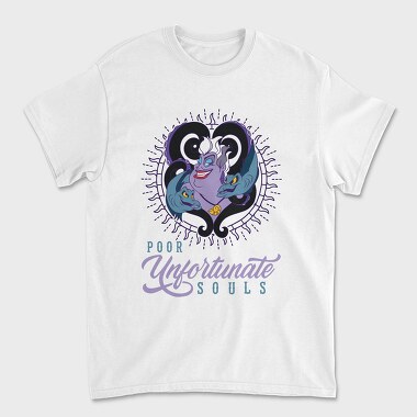 Villanas Disney Ursula A, Unisex Men's T-Shirt