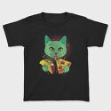 Cat In Box, Kids' T-Shirt