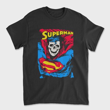 Superman Skull, Unisex Men's T-Shirt