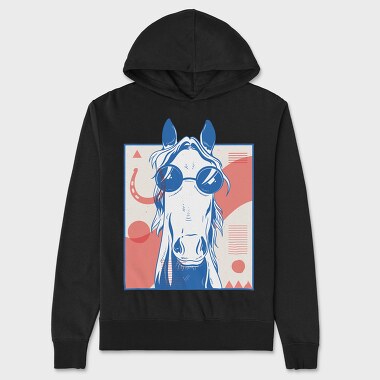 Cool Horse, Unisex Men's Hoodie