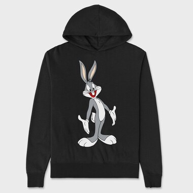 Cartoon Retro Bugs Bunny 2, Unisex Men's Hoodie