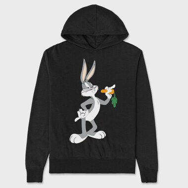 Cartoon Retro Bugs Bunny 4, Unisex Men's Hoodie