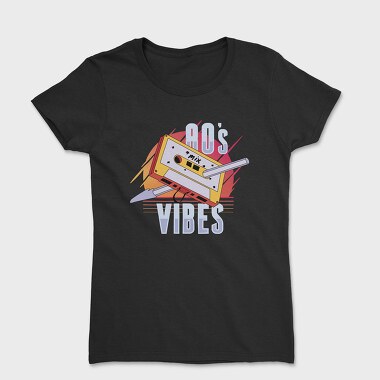 80 S Vibes Cassette, Women's T-Shirt