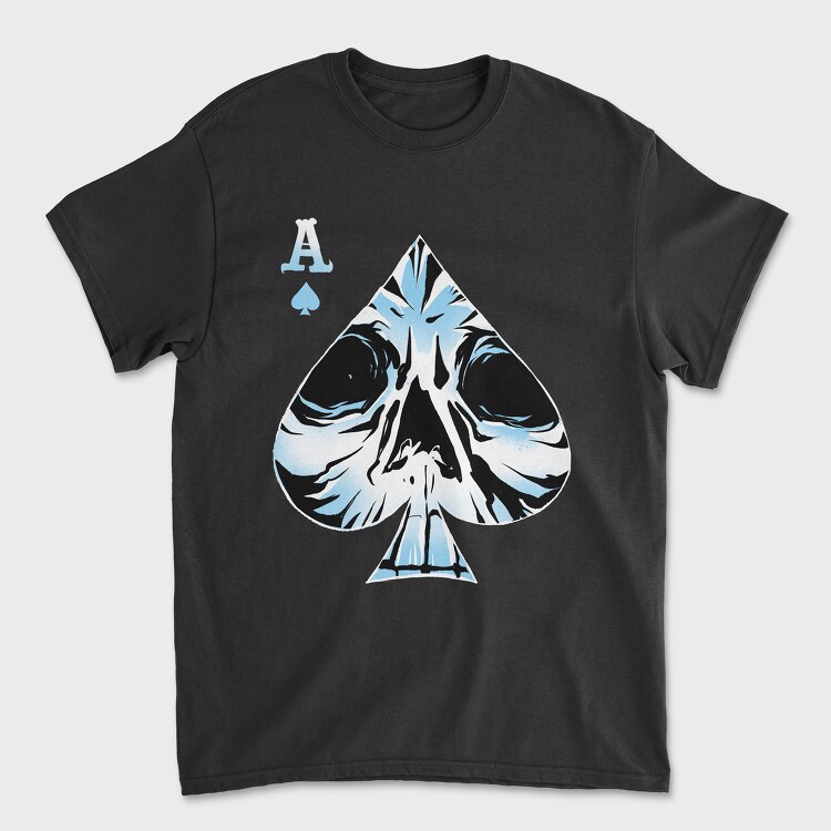 Ace Skull, Unisex Men's T-Shirt