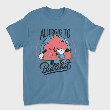 Allergic to Bullshit, Unisex Men's T-Shirt