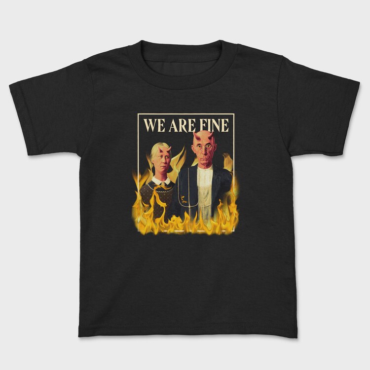American Gothic Devils, Kids' T-Shirt