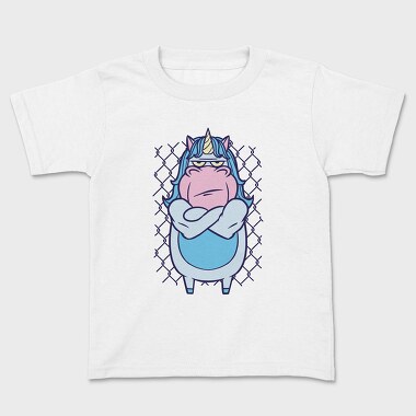 Angry Unicorn, Kids' T-Shirt