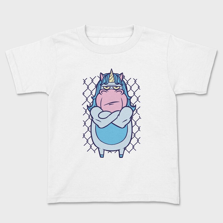 Angry Unicorn, Kids' T-Shirt