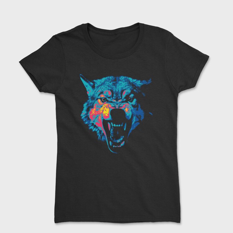 Angry Wolf Neon, Дамска Тениска