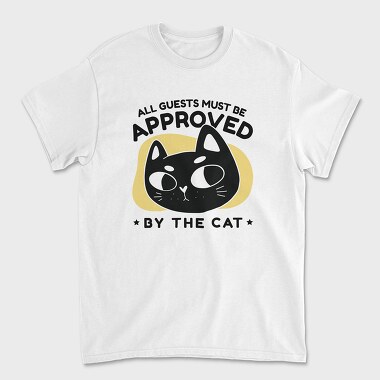 Approved by the Cat, Unisex Men's T-Shirt