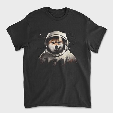 Astro Shiba, Unisex Men's T-Shirt