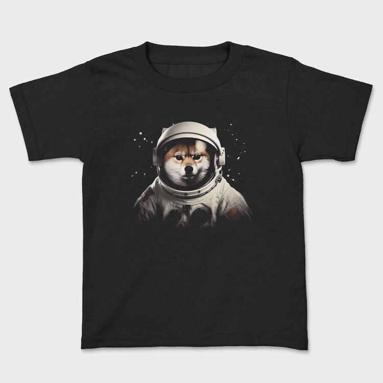 Astro Shiba, Kids' T-Shirt