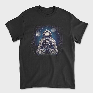 Astronaut Meditation, Унисекс Мъжка Тениска