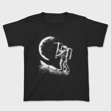 Astronaut Moon Picking, Kids' T-Shirt