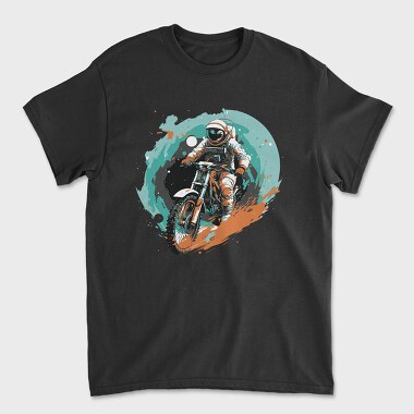 Astronaut Motorbike, Unisex Men's T-Shirt