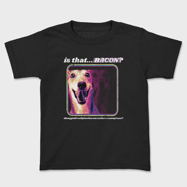 Kids' T-Shirt, Bacon Dog